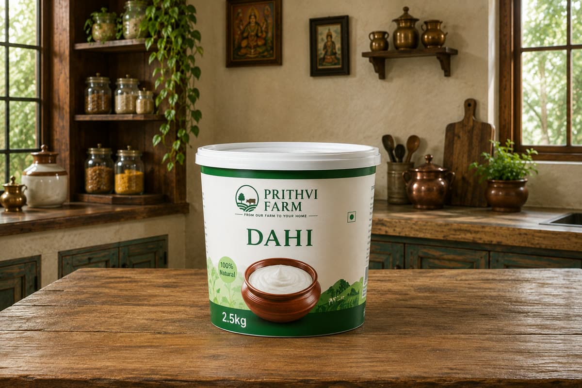 Pot of Prithvi Farms dahi